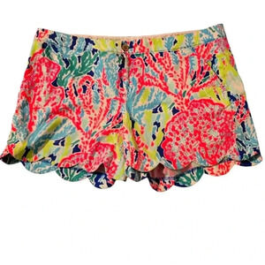 Lily Pulitzer The Buttercup Shorts With Scalloped Edge Size 14